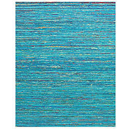 Weave & Wander Dabney Handmade Recyclyed 3'6 x 5'6 Accent Rug in Pink/Teal