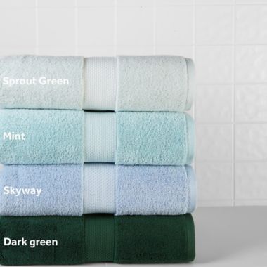 Everhome&trade; Solid Egyptian Cotton Washcloth in Vanilla Ice. View a larger version of this product image.