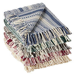 Design Imports Braided Stripe Throw Blanket