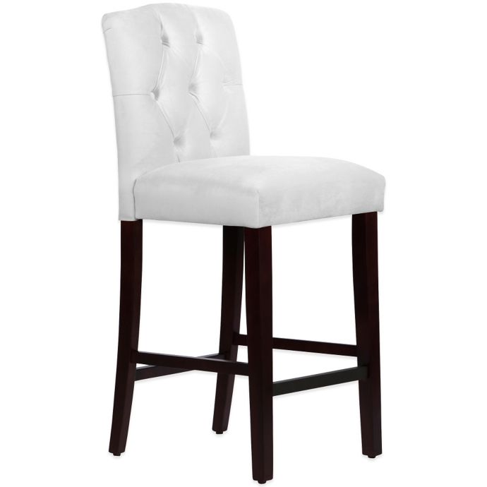 Skyline Furniture Denise Tufted Arched Counter Stools and Bar Stools