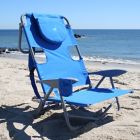 Alternate image 1 for Ostrich-On-Your-Back Reclining Beach  Chair in Blue