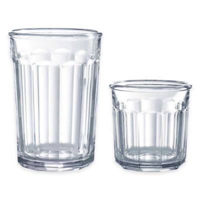 short glass cups