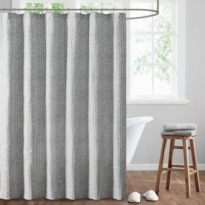 Ikat Dot Shower Curtain | Bed Bath and Beyond Canada