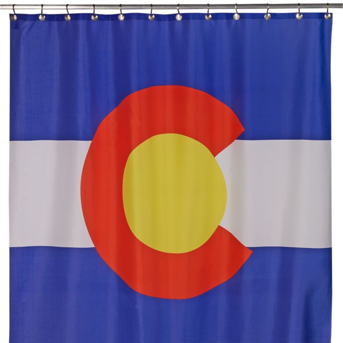 Izola Colorado State Flag Shower Curtain Bed Bath And Beyond Canada