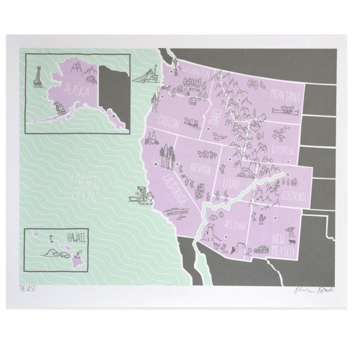 American Atlas The West Wall Art Bed Bath Beyond