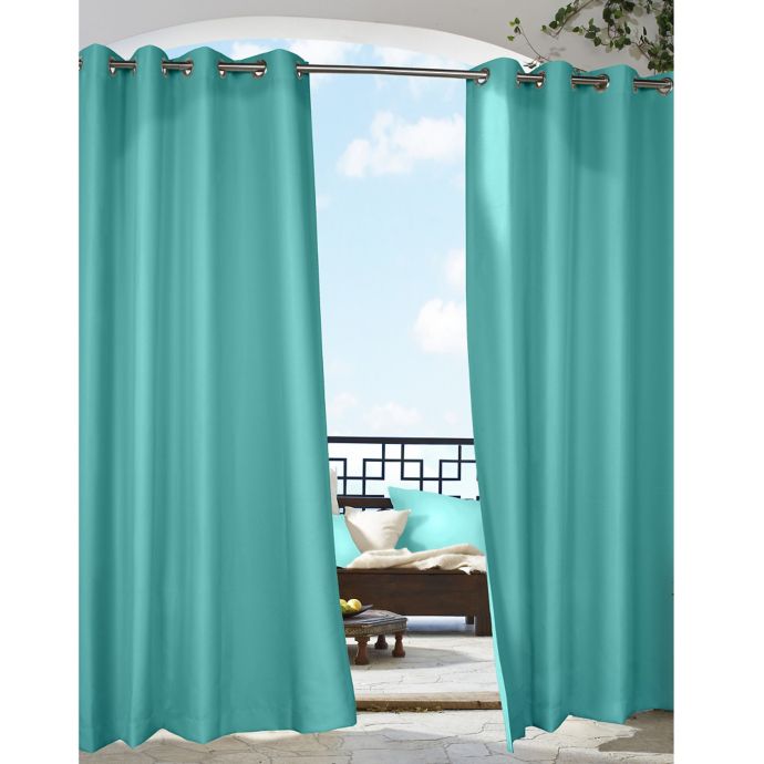 Gazebo Grommet Top Indoor Outdoor Window Curtain Panel Bed Bath