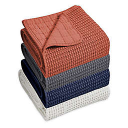 Levtex Home Mills Waffle Quilted Throw Blanket