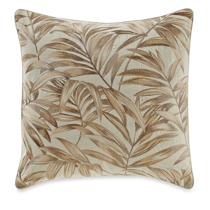 Tommy Bahama® Embroidered Botanical Square Throw Pillow in