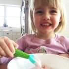 Alternate image 1 for Silikids&reg; 2-Pack Silicone Feeding Spoons&trade; in Purple/Green