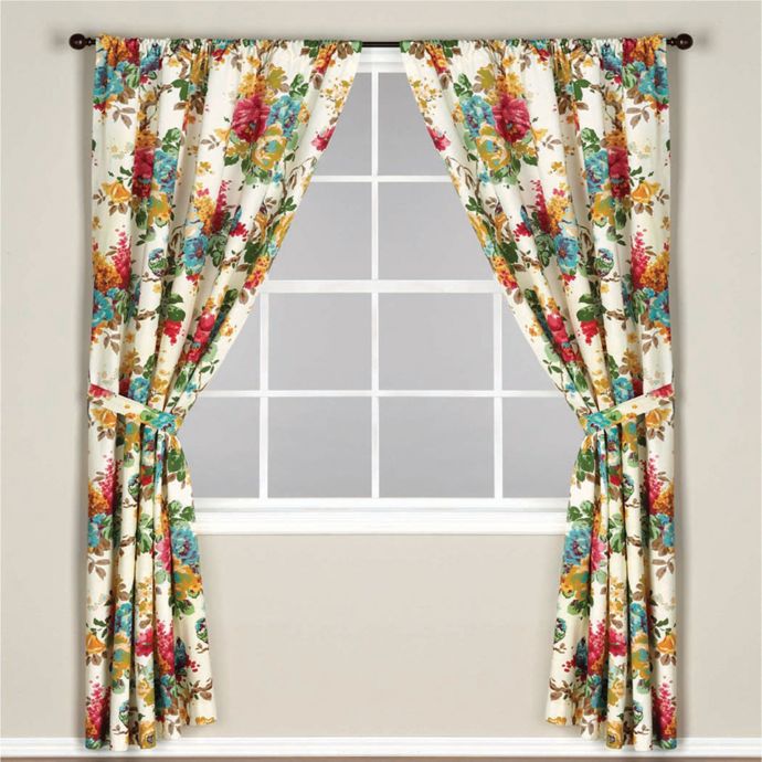 World Market® Ornothology Lined Rod Pocket Window Curtain Panel Bed