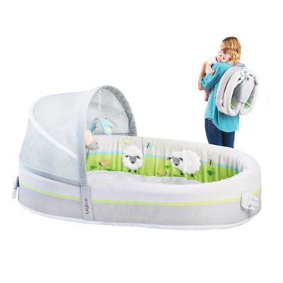 Lulyboo® Lamb Baby Bassinet To-Go 