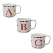 Bee &amp; Willow&trade; Monogram Letter Mosaic Print 16 oz. Mug
