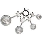 Alternate image 1 for Decorative Zinc Kitchen Measuring Spoons Set (Set of 4)