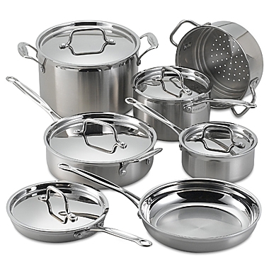Cuisinart&reg; MultiClad Pro Stainless Steel 12-Piece Cookware Set. View a larger version of this product image.