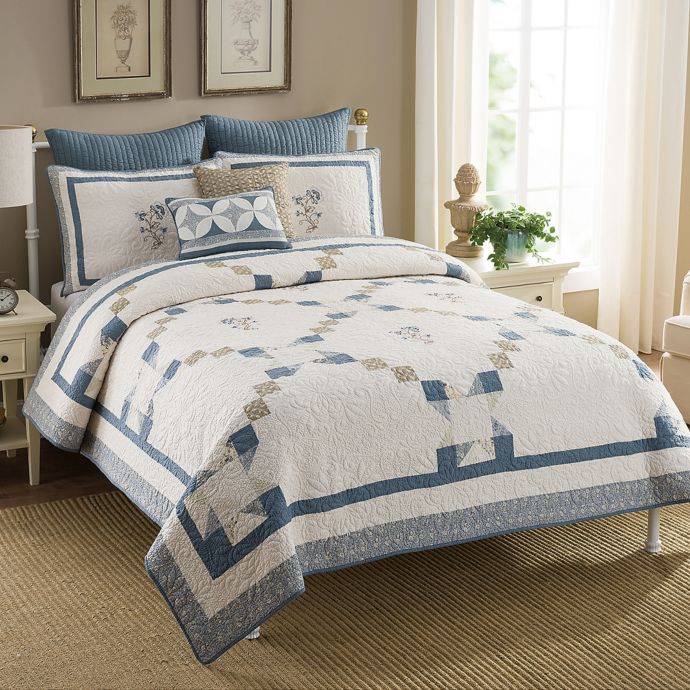 Crystal Quilt in Blue Bed Bath and Beyond Canada