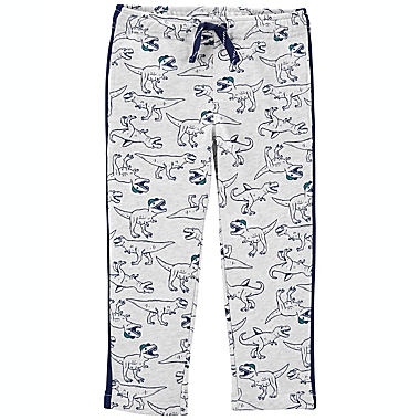 carter&#39;s&reg; Size 18M Dinosaur French Terry Pant in Grey. View a larger version of this product image.