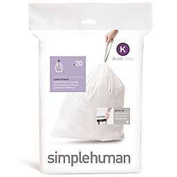 simplehuman® Code K 20-Pack 35-45-Liter Custom Fit Liners