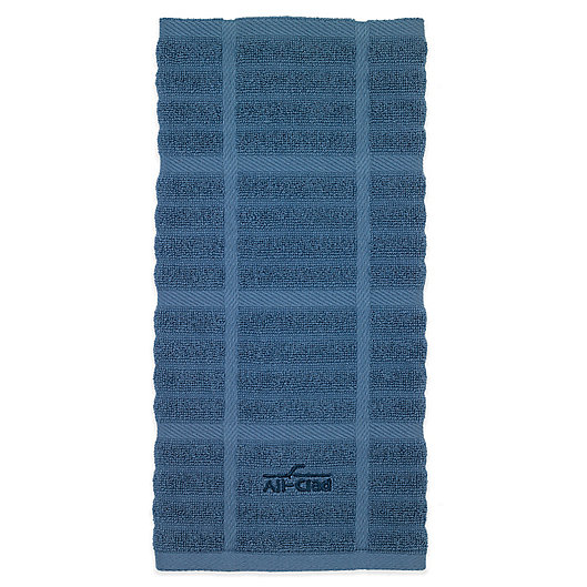 Alternate image 1 for All-Clad Solid Kitchen Towel in Cornflower