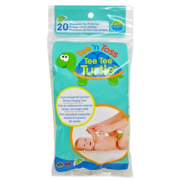 Hamco Tee N Toss Count Tee Tee Turtle Disposable Pee Protector Bed Bath Beyond