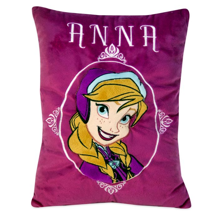 Disney® Frozen Anna Embroidered Applique Snuggle Pillow ...
