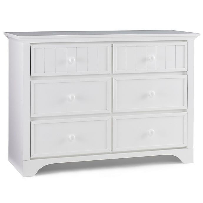 Fisher Price Lakeland Double Dresser In Snow White Buybuy Baby