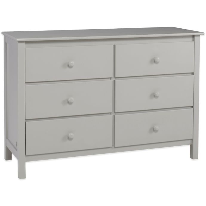 Fisher Price Double Dresser In Misty Grey Buybuy Baby