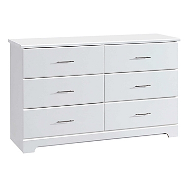 Storkcraft Brookside 6-Drawer Dresser in White. View a larger version of this product image.