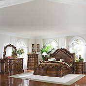 Pulaski San Mateo Queen 5-Piece Bed Set in Brown