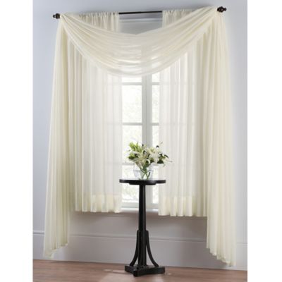 voile window curtains