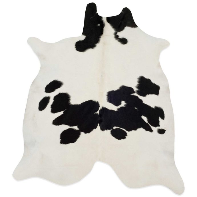 Safavieh Gaucho 4 Foot 6 Inch X 6 Foot 6 Inch Cowhide Rug In Black