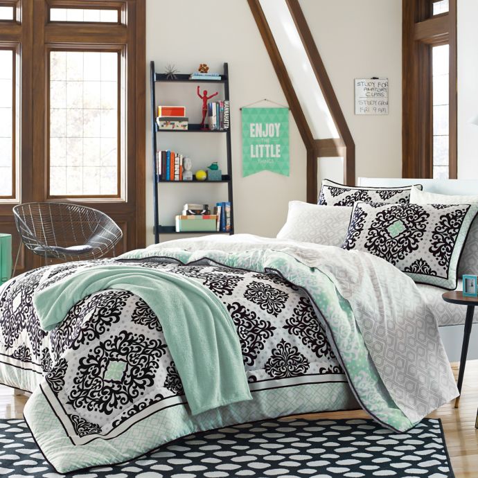 Cooper Bedding Kit in Mint Bed Bath and Beyond Canada