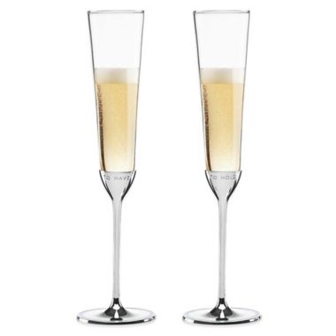 kate spade new york Take the Cake™ Toasting Flutes (Set of 2) | Bed Bath &  Beyond