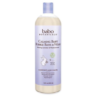baby bath and shampoo