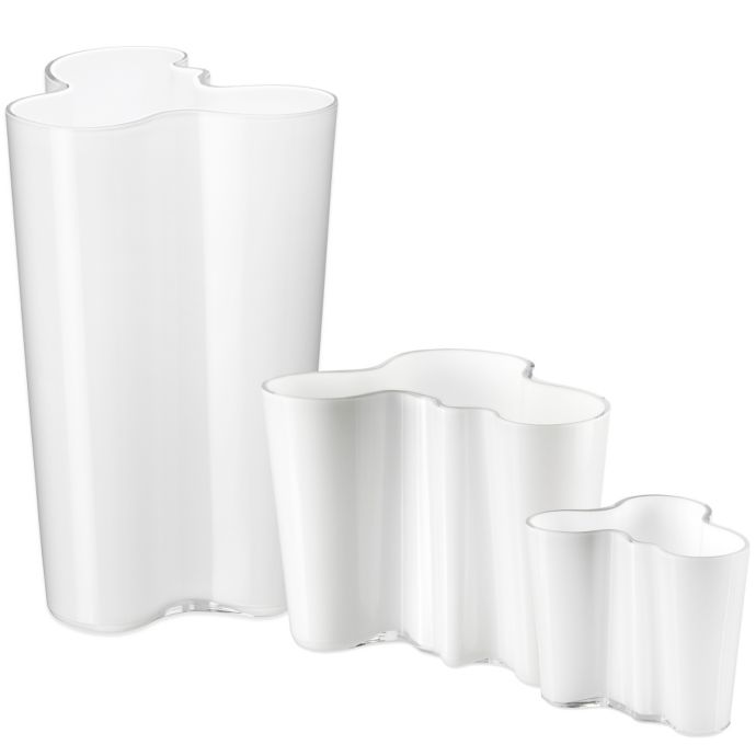 Iittala Alvar Aalto Vase In White Bed Bath Beyond