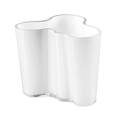 Iittala Alvar Aalto 3.75-Inch Vase in White. View a larger version of this product image.