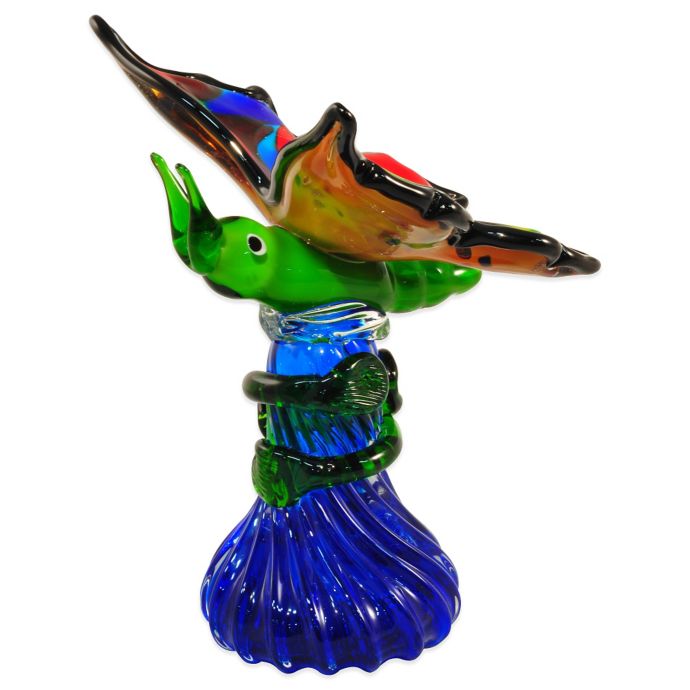 Dale Tiffany™ 8.25-Inch Butterfly Art Glass Sculpture | Bed Bath & Beyond