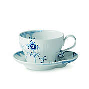 Royal Copenhagen Elements Teacup and Saucer in Blue
