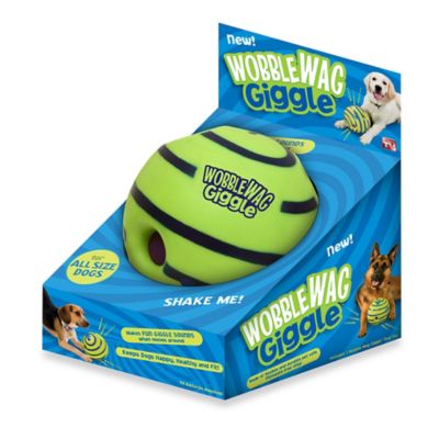 Wobble Wag Giggle&trade; Ball Dog Toy in Green