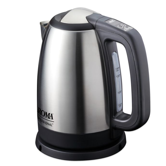 Aroma® Professional 1.7Liter Digital Programmable Water Kettle Bed
