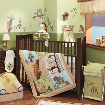 forest crib bedding