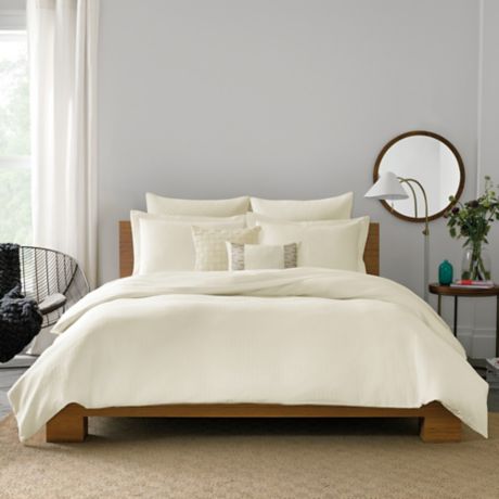 Real Simple Lattice Duvet Cover Bed Bath Beyond