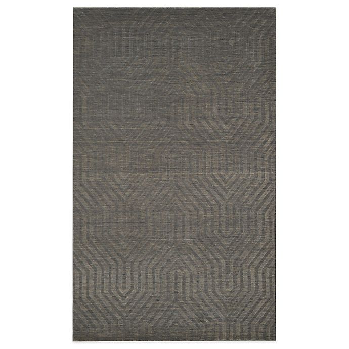 Rizzy Home Technique Geometric Area Rug | Bed Bath & Beyond