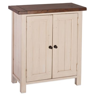 Hillsdale Tuscan Retreat 2 Door Small Cabinet In Country White