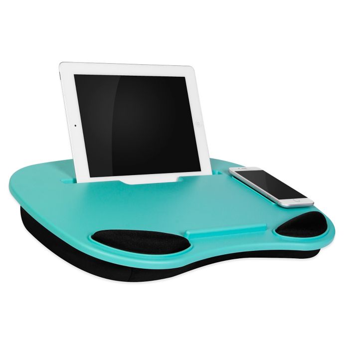 Smart Media Desk In Aqua Bed Bath Beyond