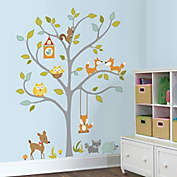 RoomMates Woodland Fox and Friends Tree Giant Peel and Stick Wall Decals