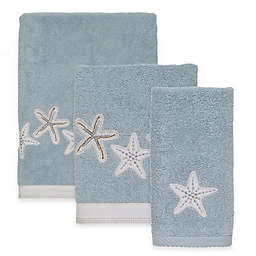 Avanti Sequin Shells Mineral Hand Towel