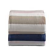 Nautica&reg; Awning Stripe Ultra Soft Plush Blanket