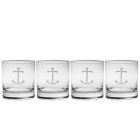 Alternate image 3 for Rolf Glass Anchor Double Old Fashioned Glasses (Set of 4)