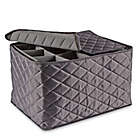 Alternate image 1 for .ORG Quilted 3-Layer Stemware Saver in Grey
