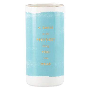 kate spade new york Posy Court™ Medium Vase in Turquoise | Bed Bath & Beyond